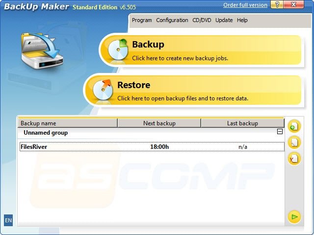 Phần mềm backup make, phần mềm backup tự động miễn phí