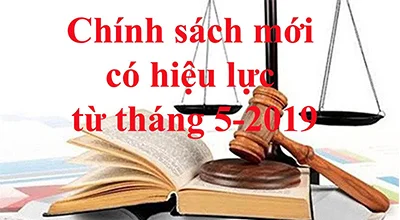 Chính sách thuế, bảo hiểm, lao động có hiệu lực từ tháng 05/2019