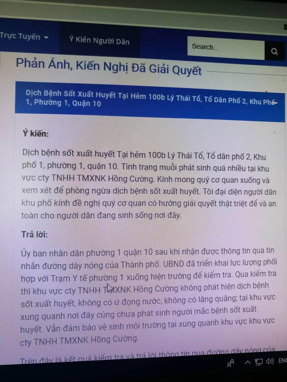 Giai Quyet Thu Tuc Cho Nguoi Dan Qua Mang Tu Trang Web