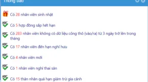 phần mềm quản lý nhân sự dịch vụ