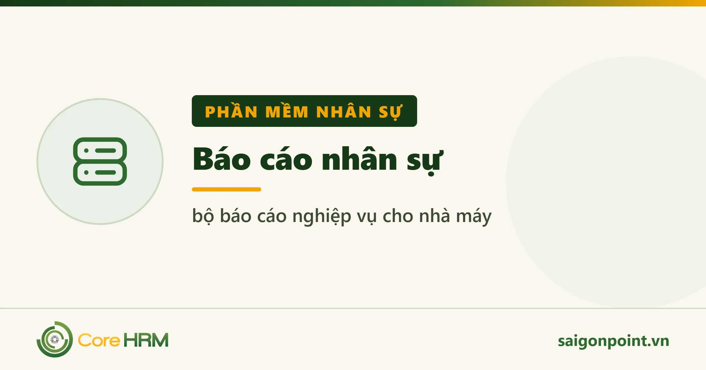 Báo cáo nhân sự — bộ báo cáo nghiệp vụ cho nhà máy