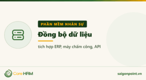Đồng bộ dữ liệu — tích hợp ERP, máy chấm công, API