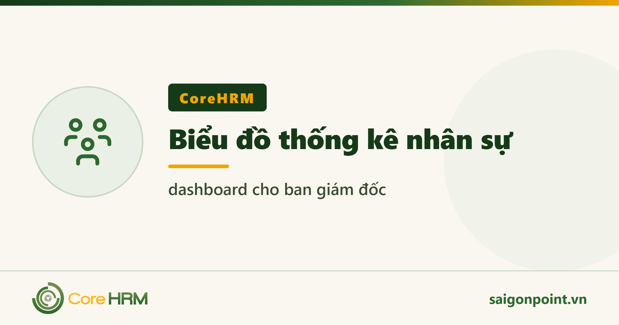 Biểu đồ thống kê nhân sự — dashboard cho ban giám đốc