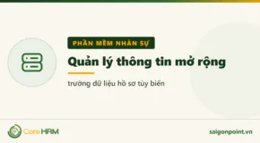 Quản lý thông tin mở rộng — trường dữ liệu hồ sơ tùy biến