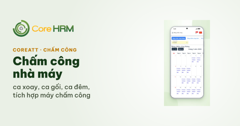 Chấm công nhà máy