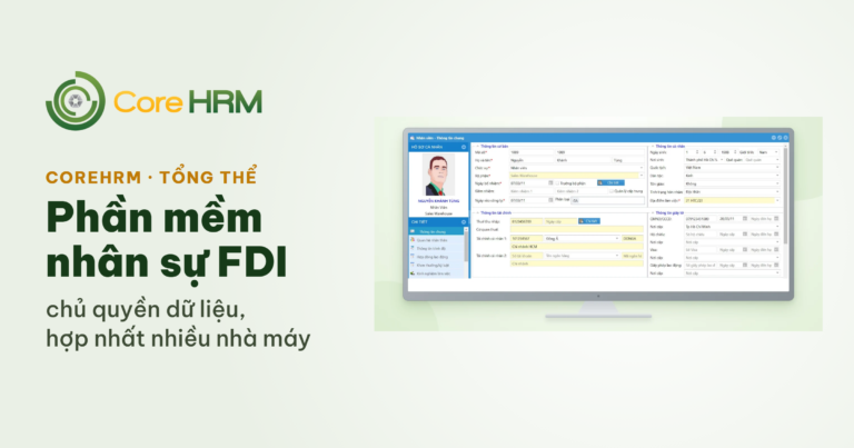 Phần mềm nhân sự FDI