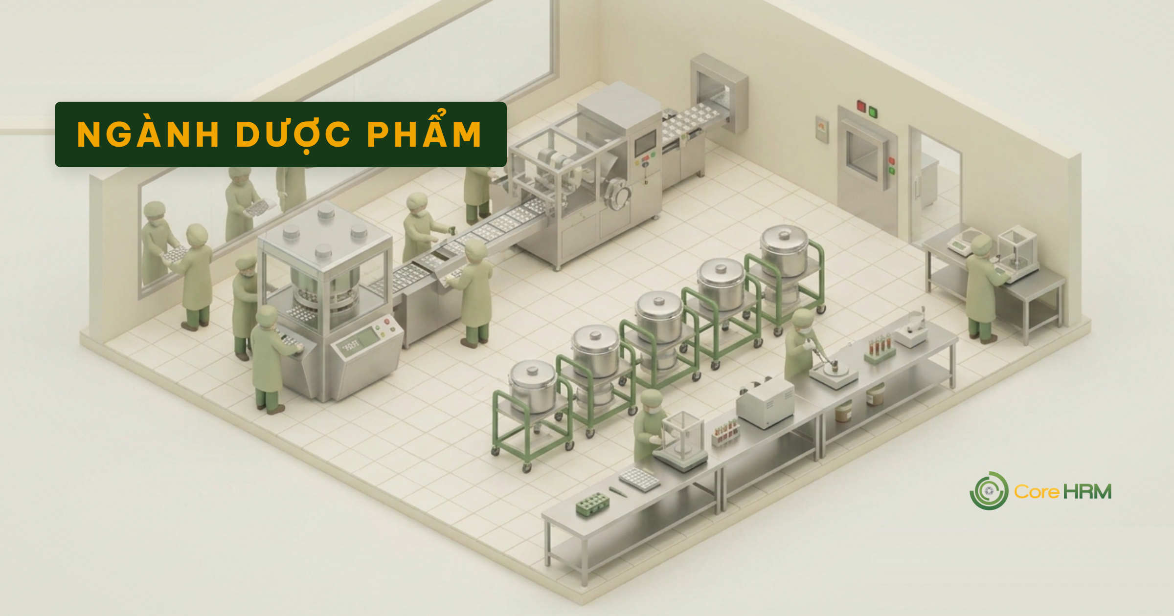Phần Mềm Nhân Sự Ngành Dược Phẩm: GMP, Phòng Sạch, Hồ Sơ Truy Vết Chặt