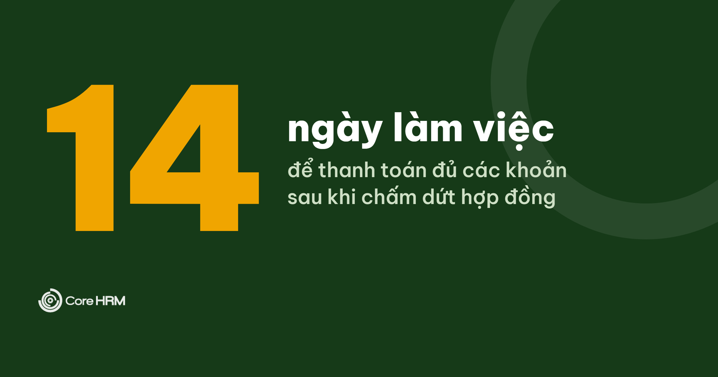 Thủ tục khi nhân viên nghỉ việc — checklist và mốc 14 ngày