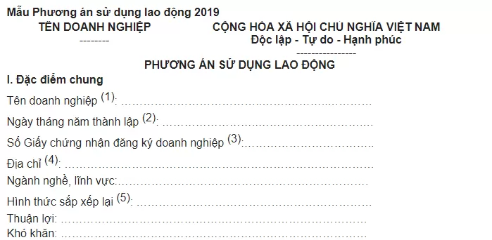 Mau Phuong An Su Dung Lao Dong Nam 2019